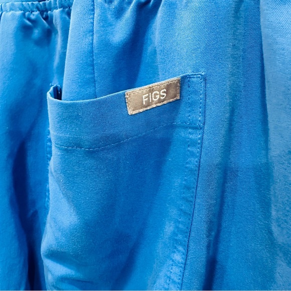 FIGS Royal Blue Scrub Pants Tall Plus Size 3XLT - Picture 4 of 5